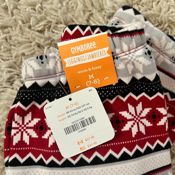 Gymboree Fair Isle Red Set size 7/8 - Picture 5 of 6